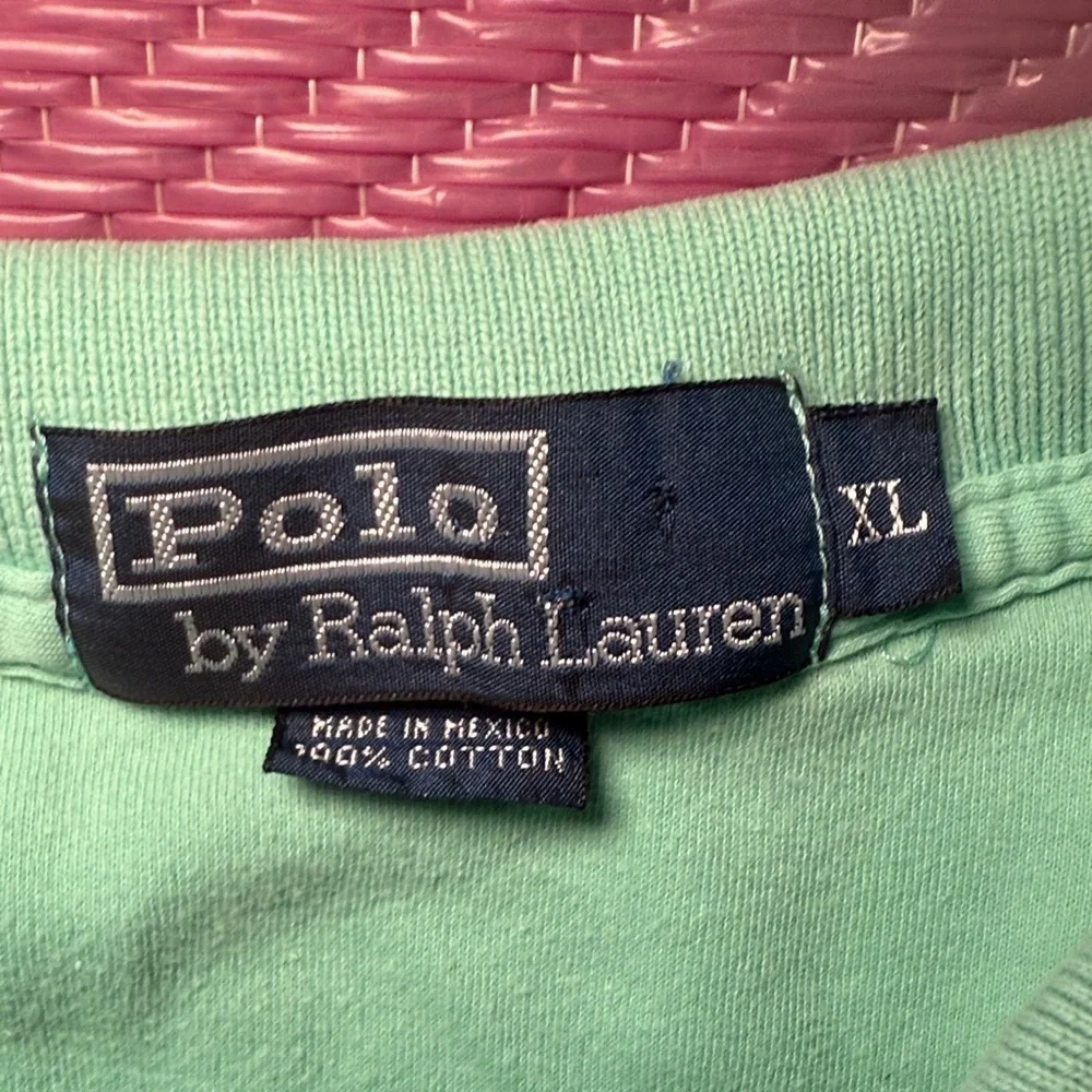 Polo by Ralph Lauren Men's Mint Green Polo Shirt XL